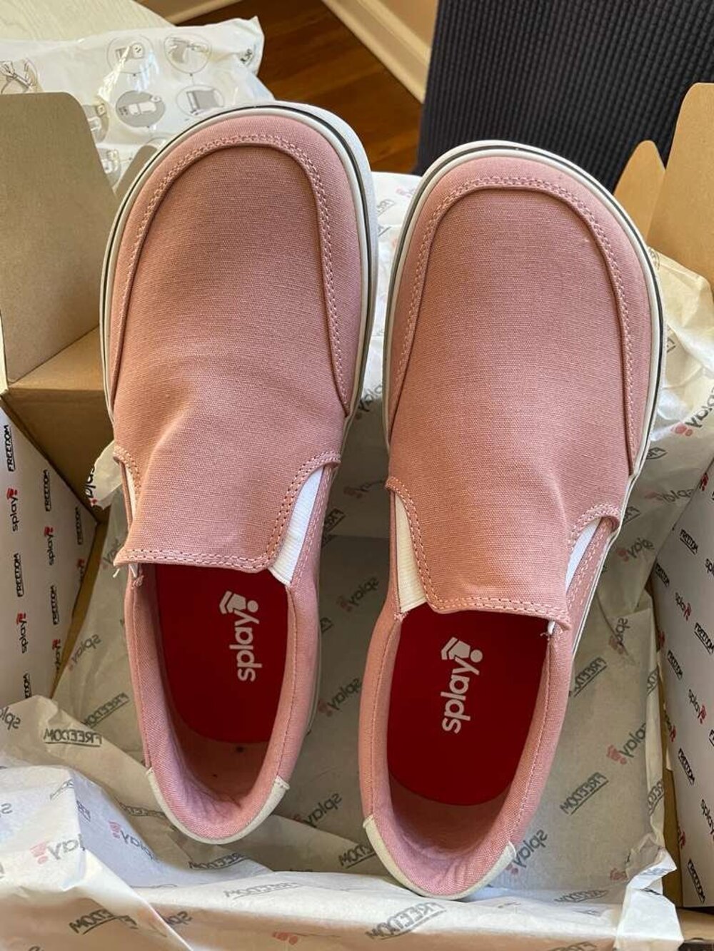 splay shoes W10/M8 NWT Street Style Slip-on Azalea pink